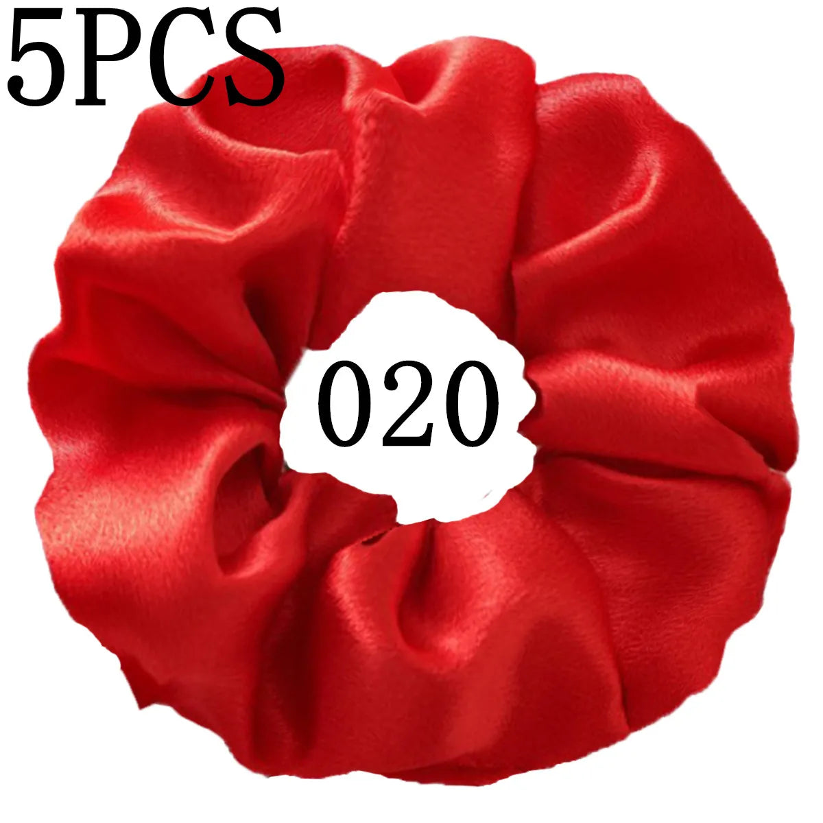 Satin Hair Scrunchies Set – Multiple Pack Sizes