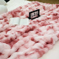 [Cozy|Faux Rabbit] Soft, Warm, 1pc Cozy Faux Rabbit Fleece Blanket | Throw for Bedroom, Guest Room, Living Room, Student Dormito