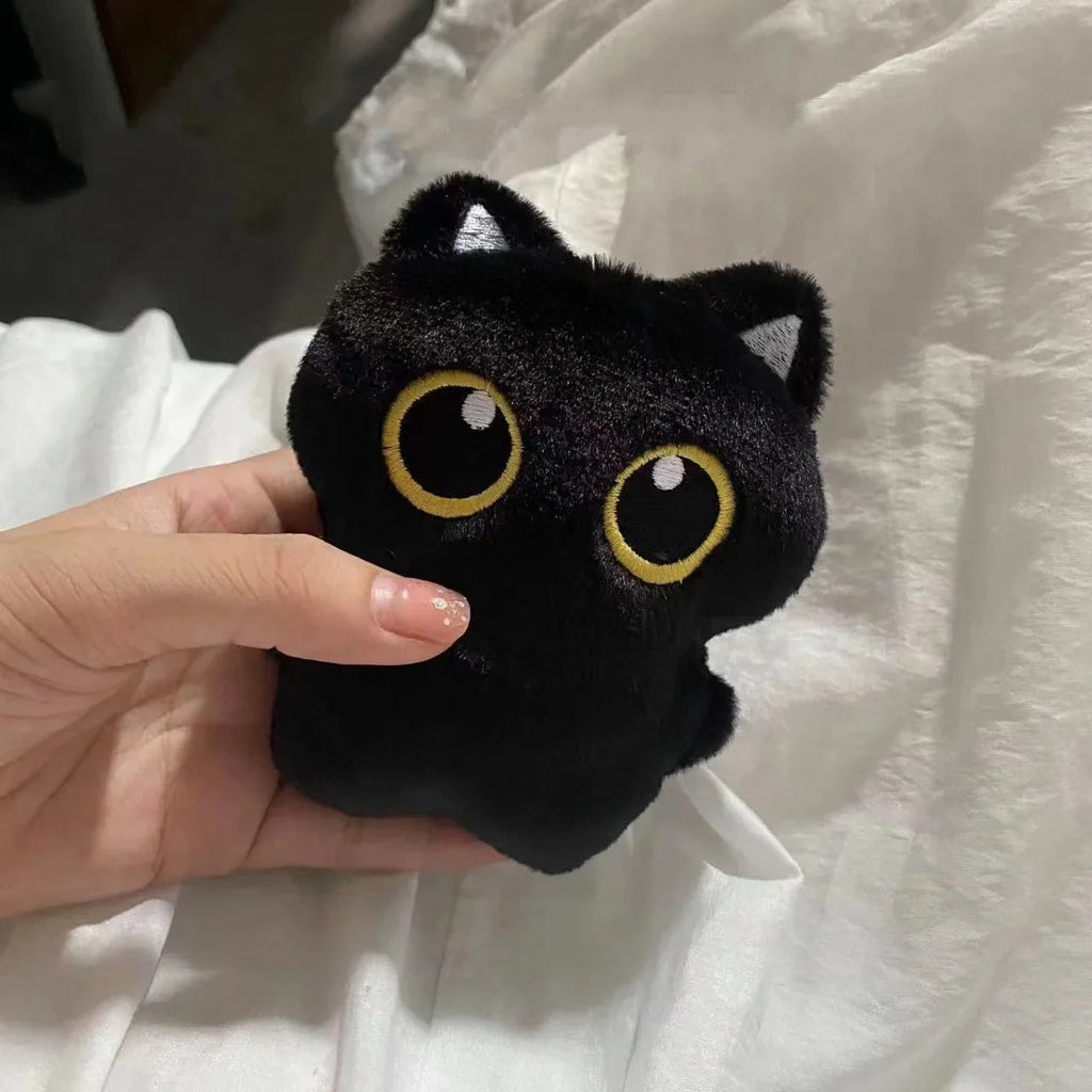 Black Cat Plush Keychain