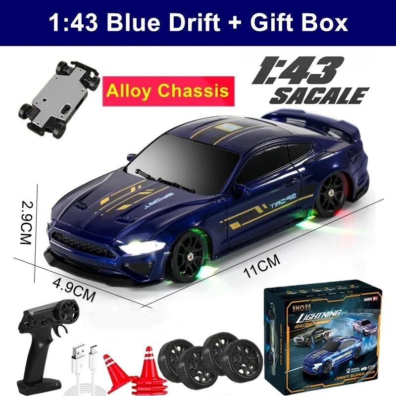 1:64 Scale 4WD RC Drift Racing Car