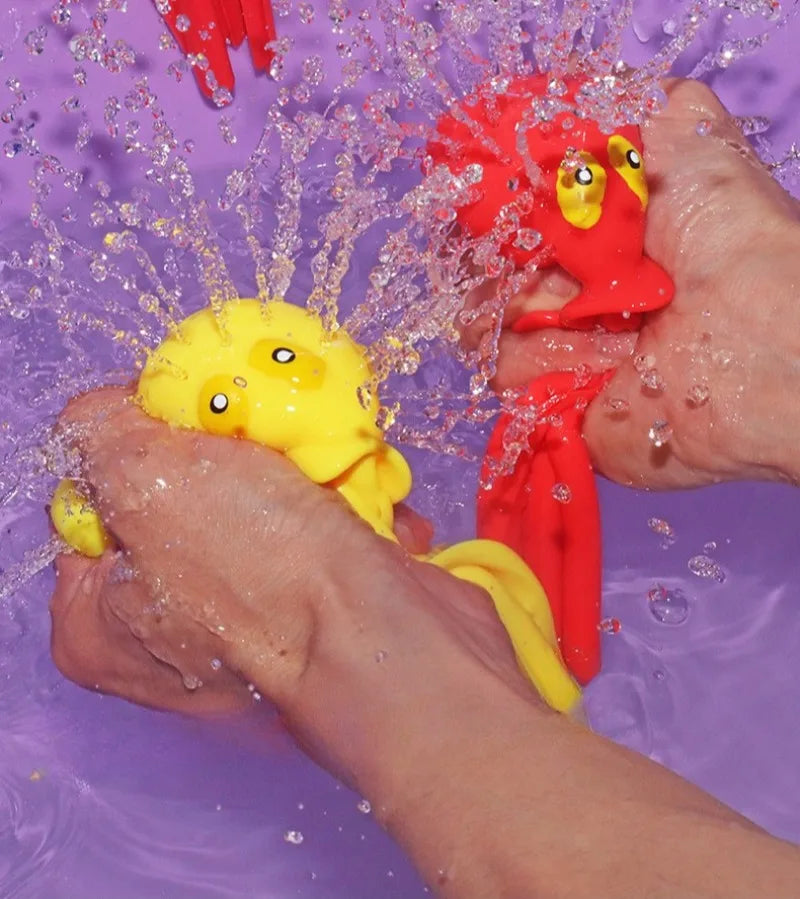 Squeeze Octopus and Dragon Bath Toys