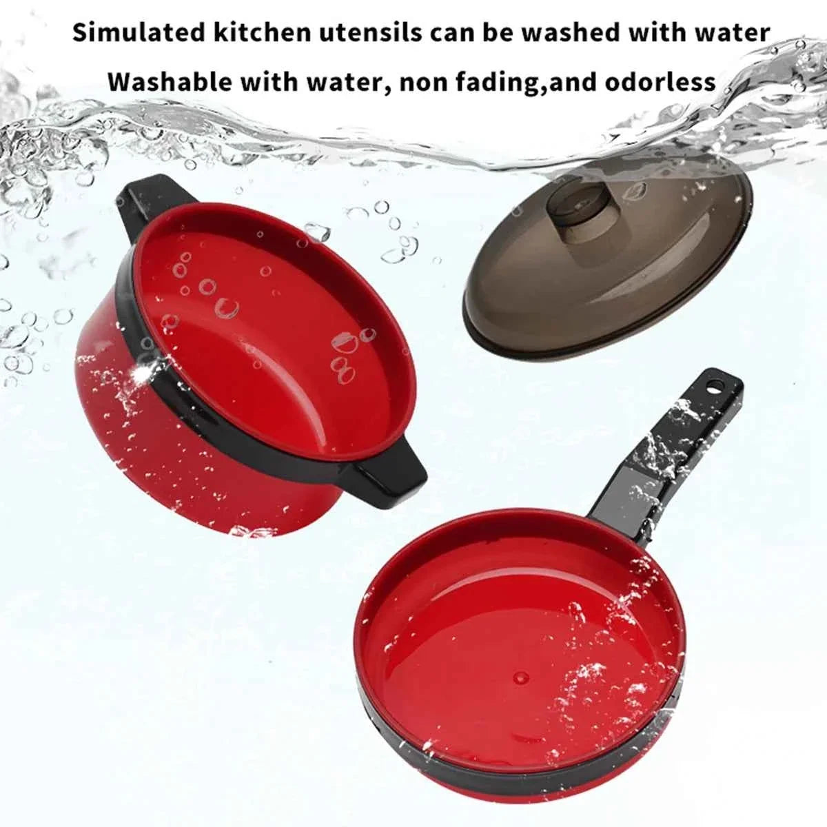 Kids’ Pretend-Play Kitchen Cooking Set