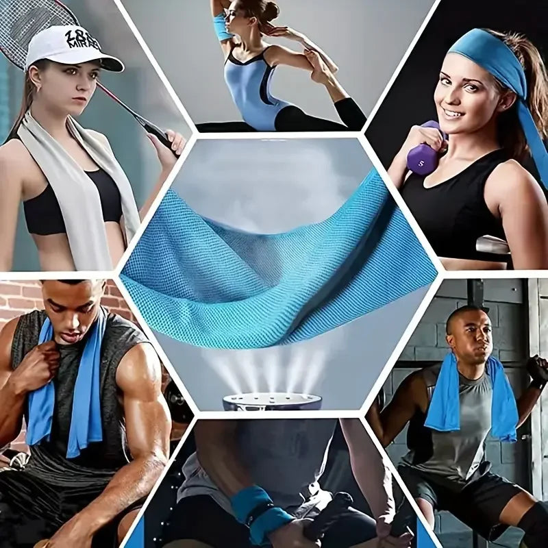 Instant Cooling Sports Towel with Storage Case