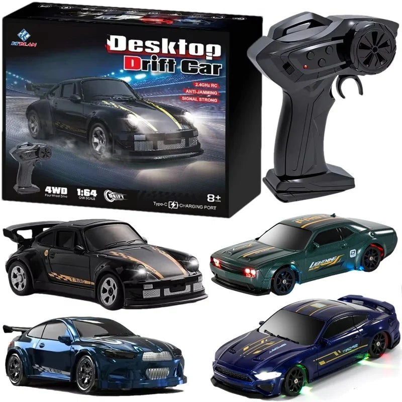1:64 Scale 4WD RC Drift Racing Car