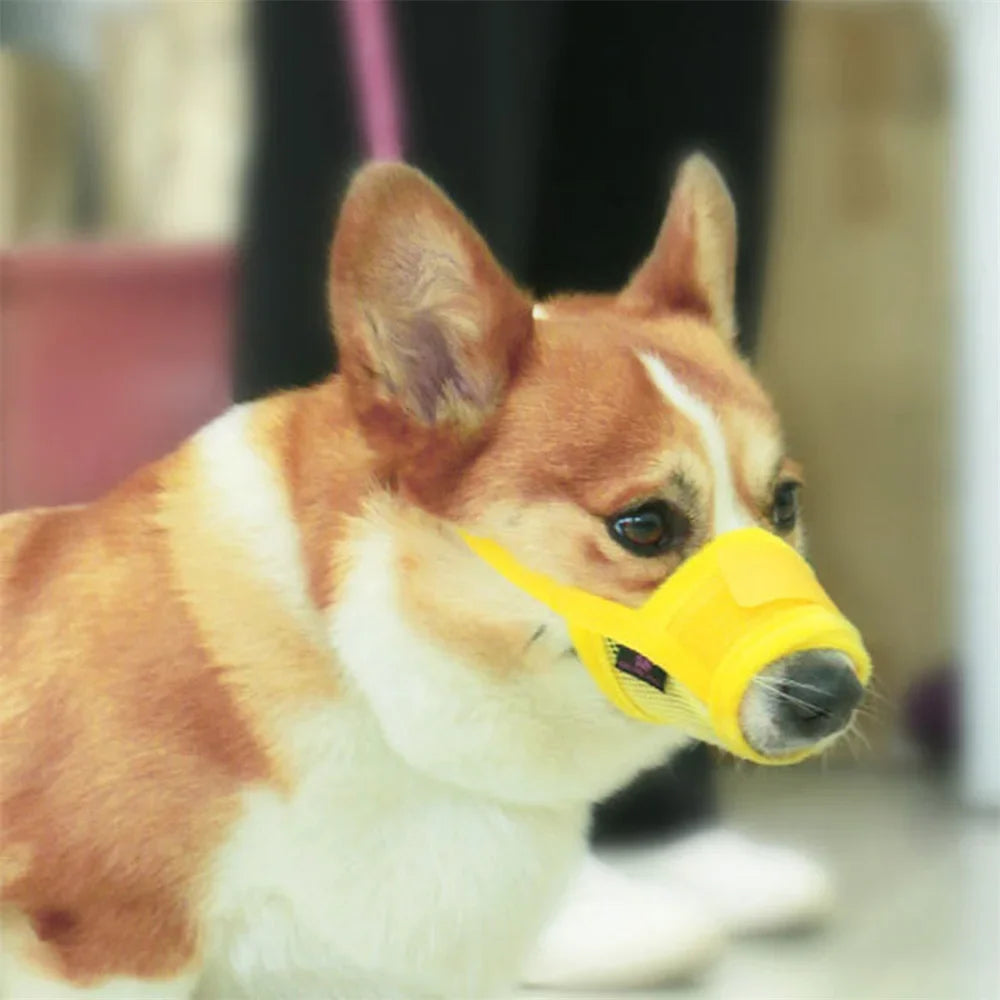 Adjustable Breathable Mesh Dog Muzzle