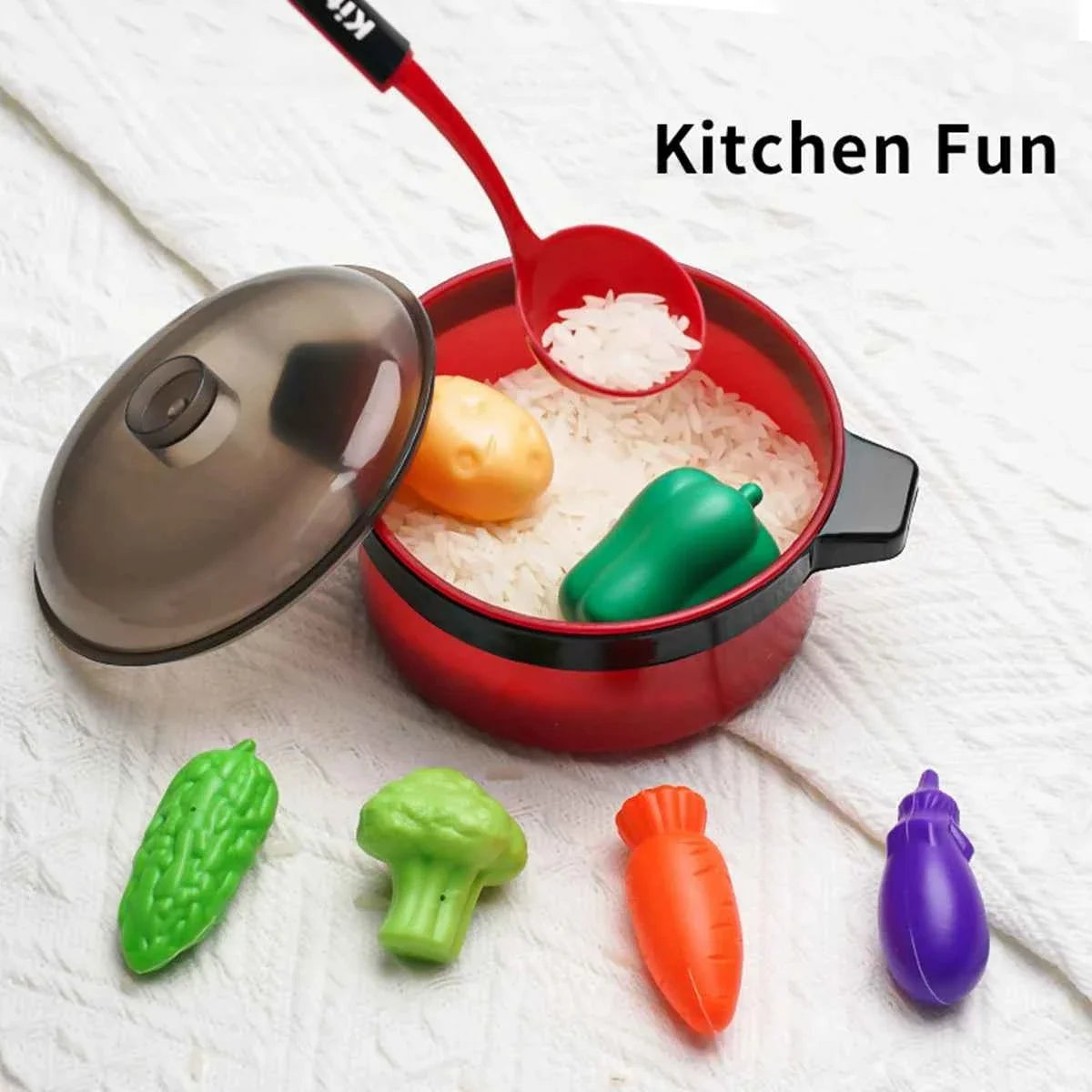 Kids’ Pretend-Play Kitchen Cooking Set