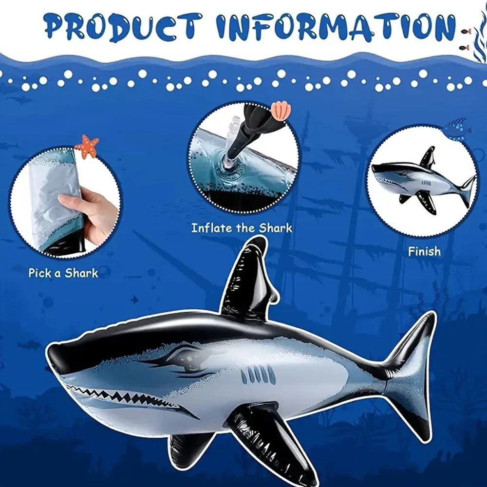 Inflatable Shark Pool Toy