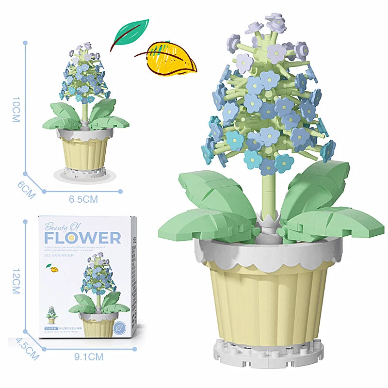 Flower Bouquet Building Block Set – Roses and Sunflowers
