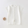 Breathable Short-Sleeve Baby Jumpsuit