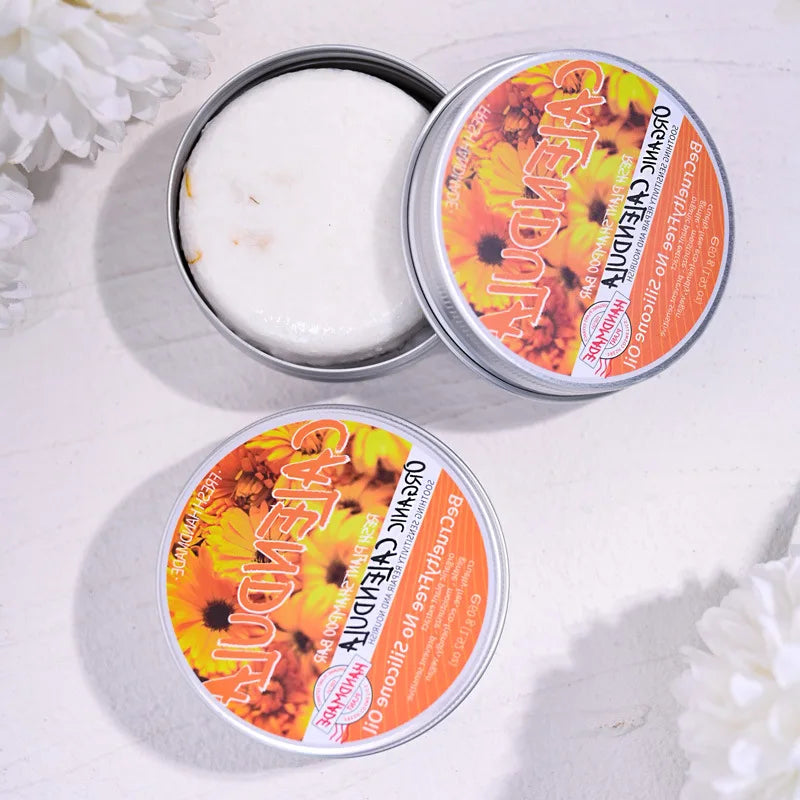 Calendula Plant Shampoo Bar – Silicone-Free