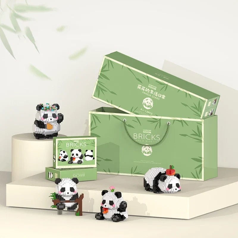 Mini Panda Building Block Kit