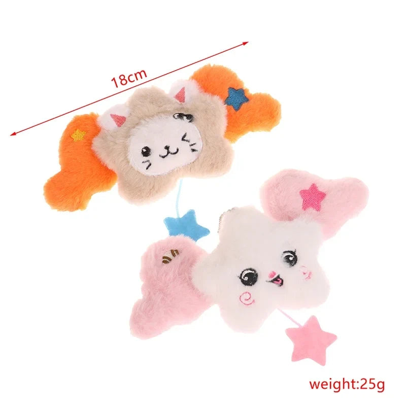 Plush Star Pendant Keychain