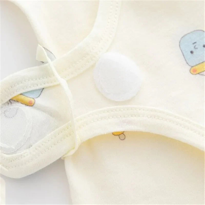 Printed Cotton Newborn Baby Romper – 0–6 Months