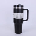 40 oz Insulated Stainless Steel Tumbler with Handle and Straw