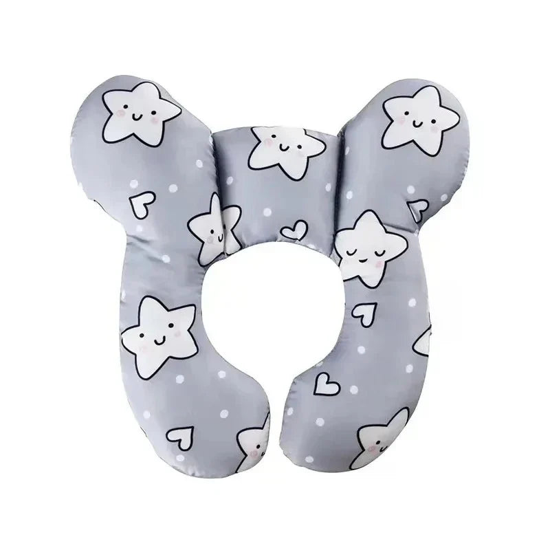 Multi-functional stroller pillow New cartoon children's U-shaped pillow soft baby pillow travel car children's pillow