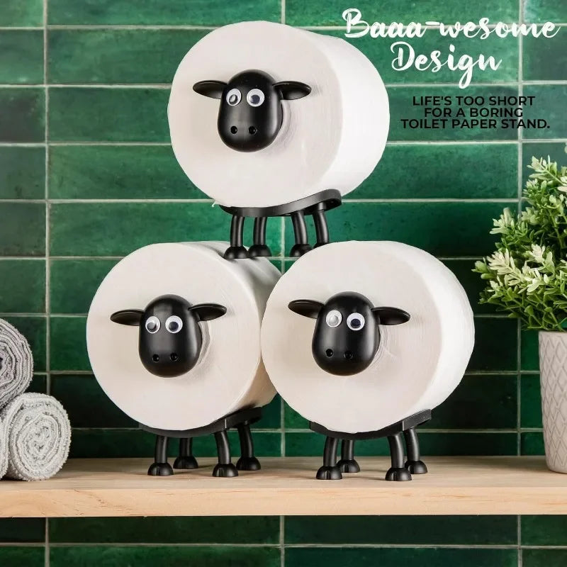 Funny Sheep Toilet Paper Holder – 3D-Printed Bathroom Decor