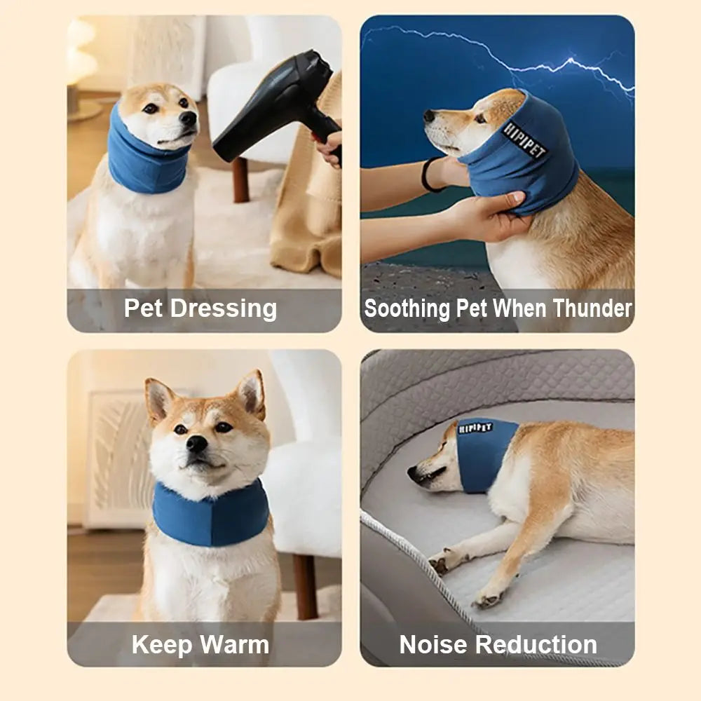 Soft Dog Grooming Ear Cover for Bathing and Drying