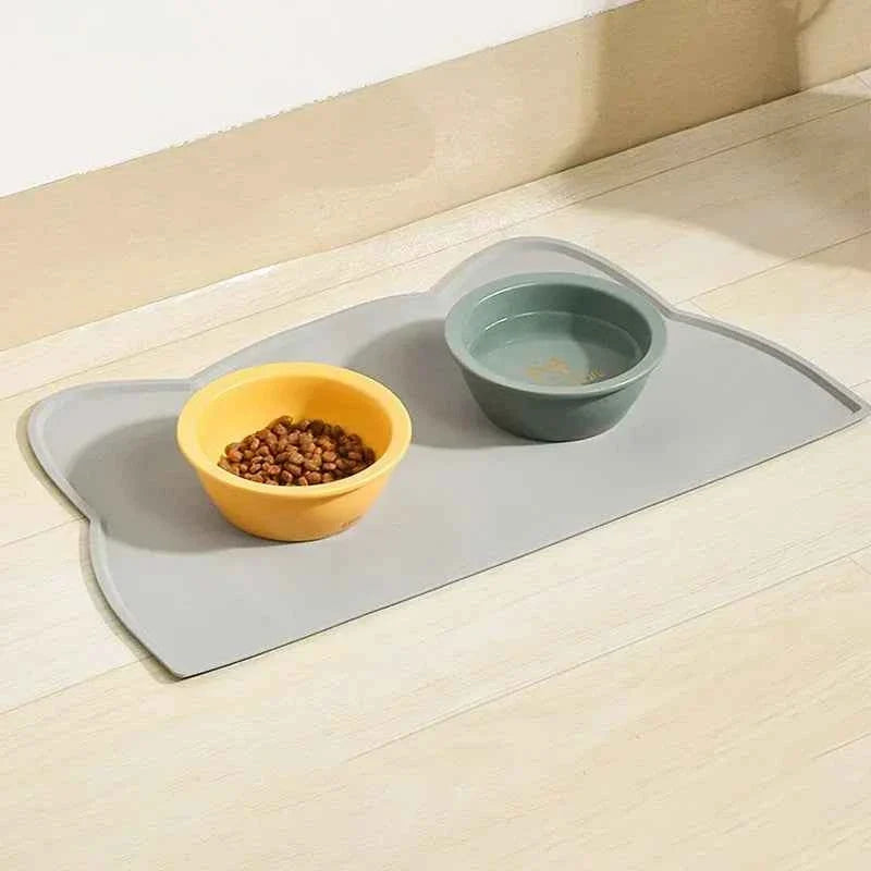 Silicone Pet Feeding Mat – Waterproof & Non-Slip Dog Bowl Mat