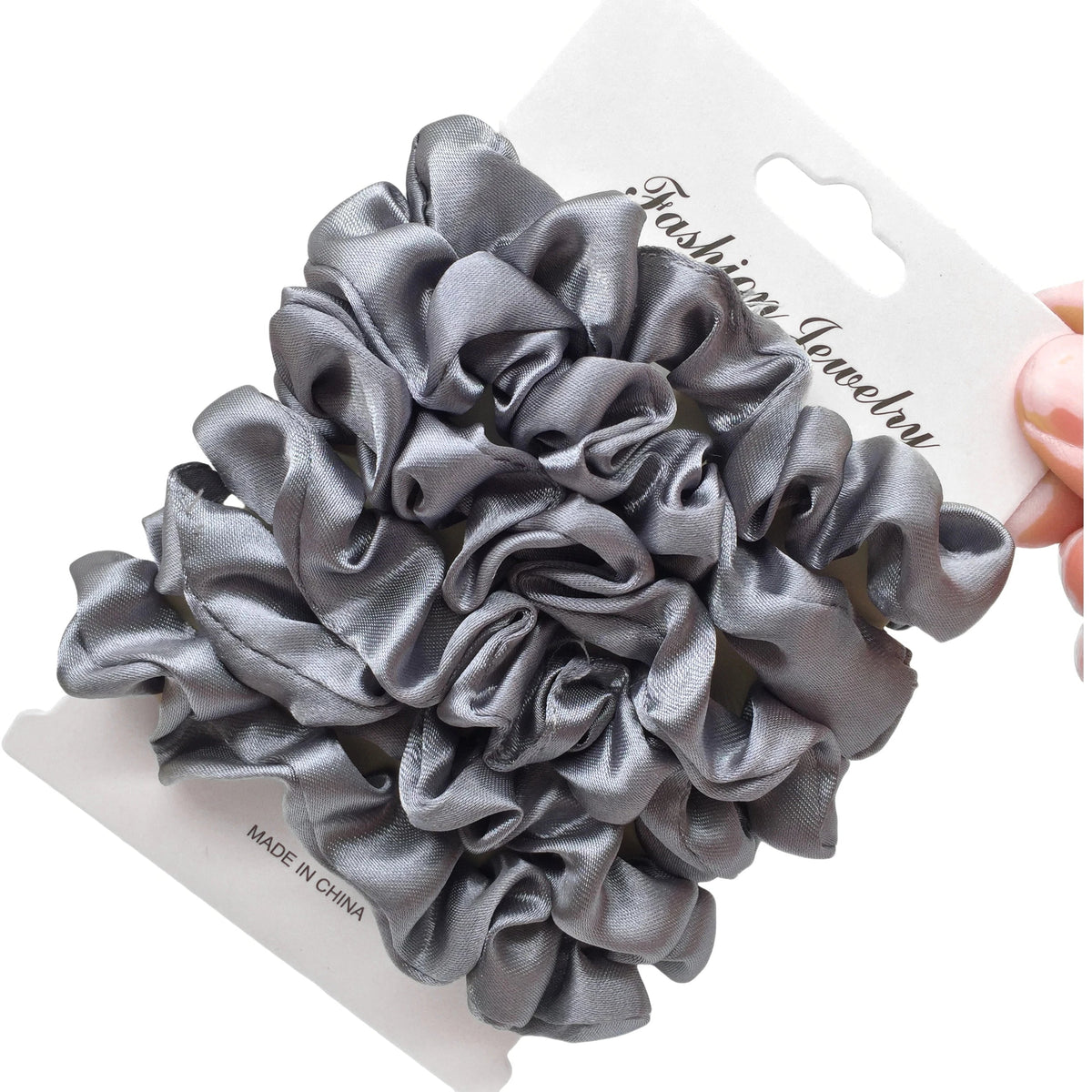 Satin Scrunchies Set – 3, 5 or 6 Pieces