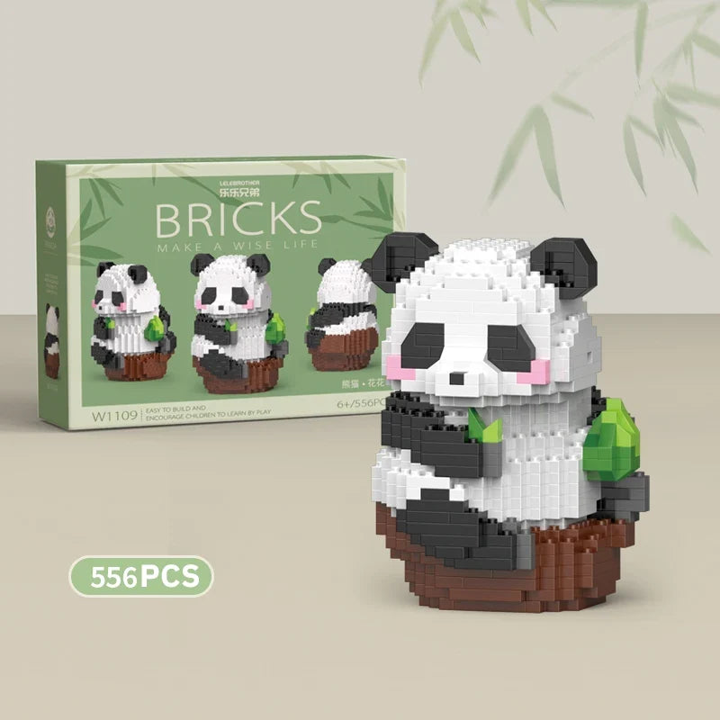 Mini Panda Building Block Kit