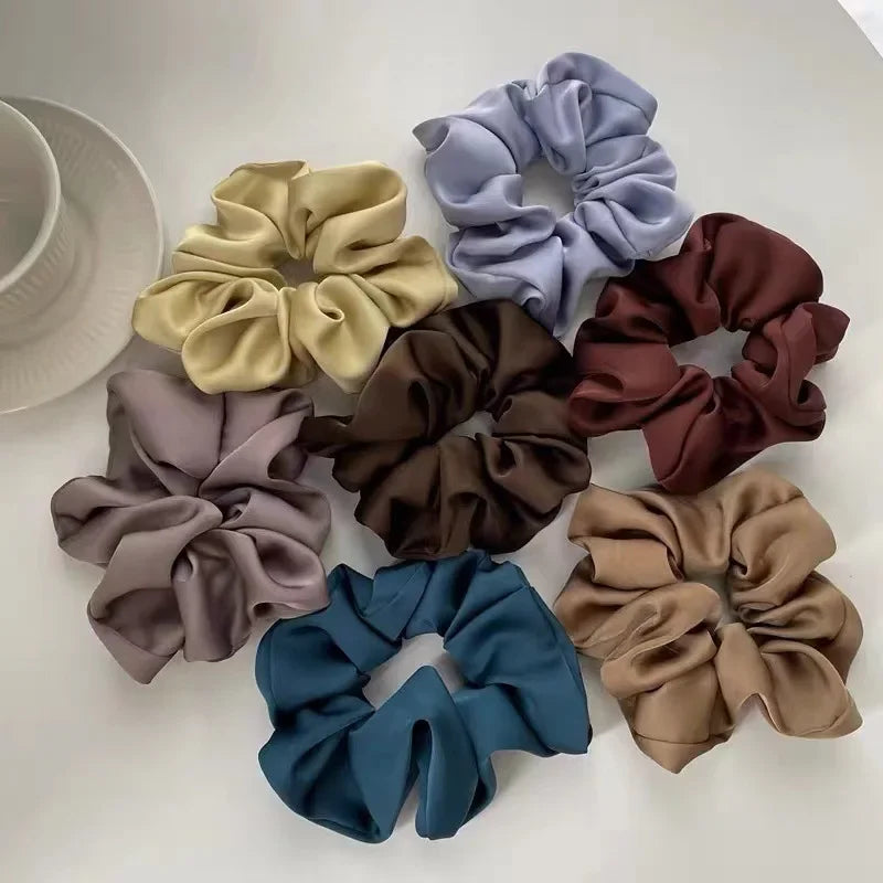 Satin Scrunchies – Multiple Colors