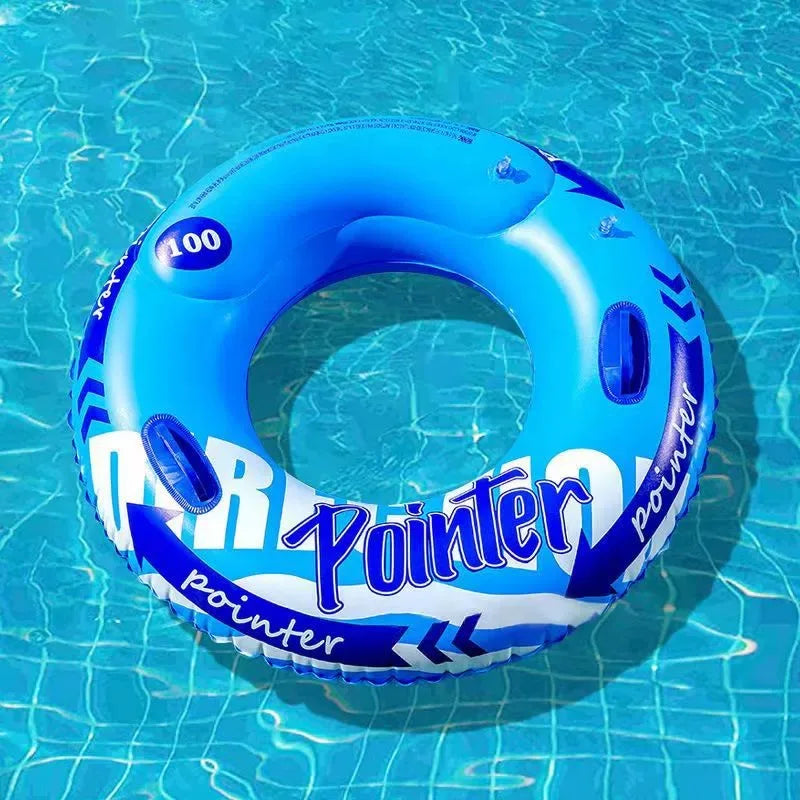 Inflatable Double-Chamber Swimming Ring