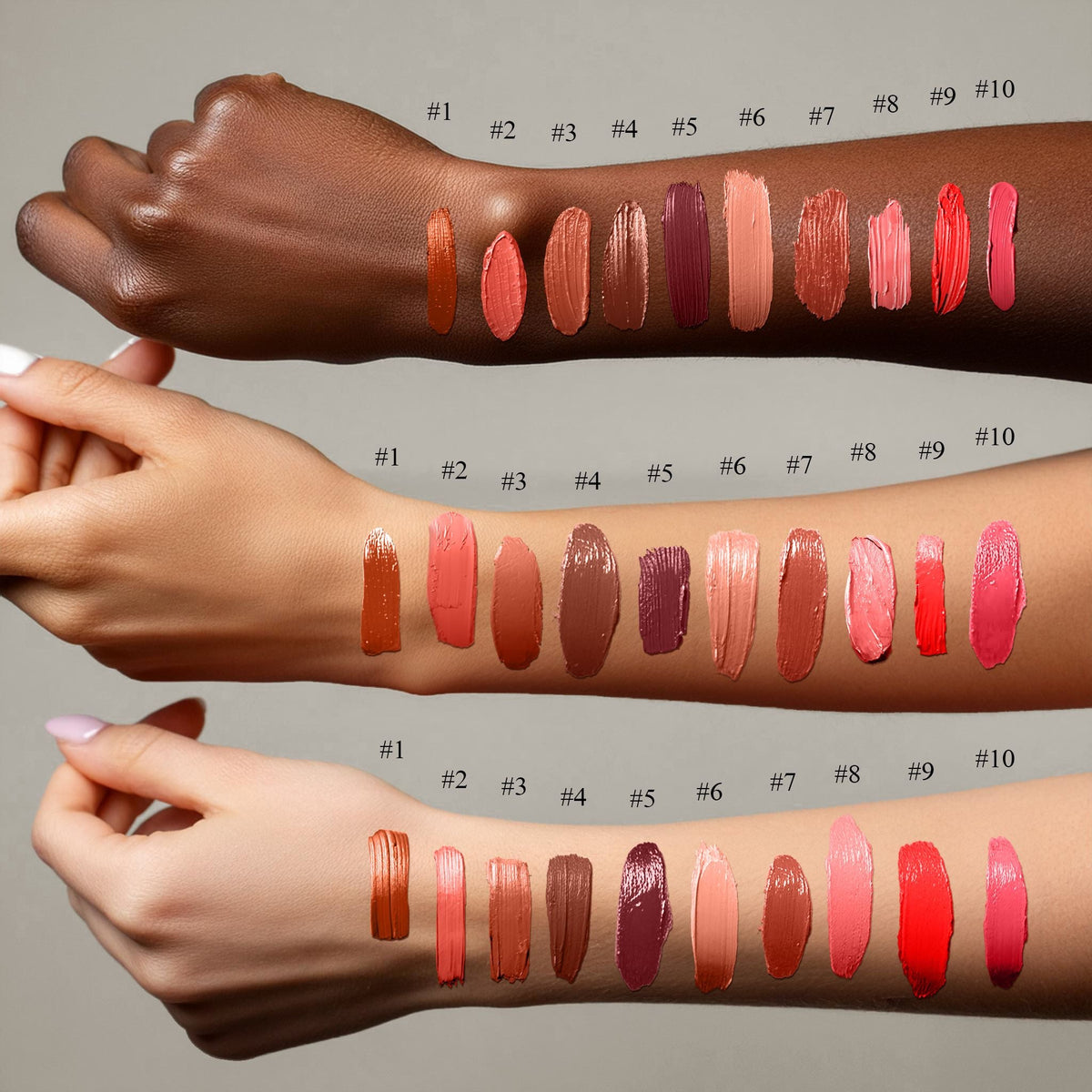 Rosette Haze Prestige Dark Rose Shiny Lipstick