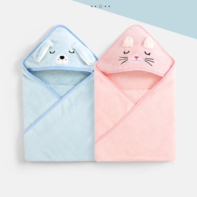 Hooded Cartoon Animal Baby Bath Towel
