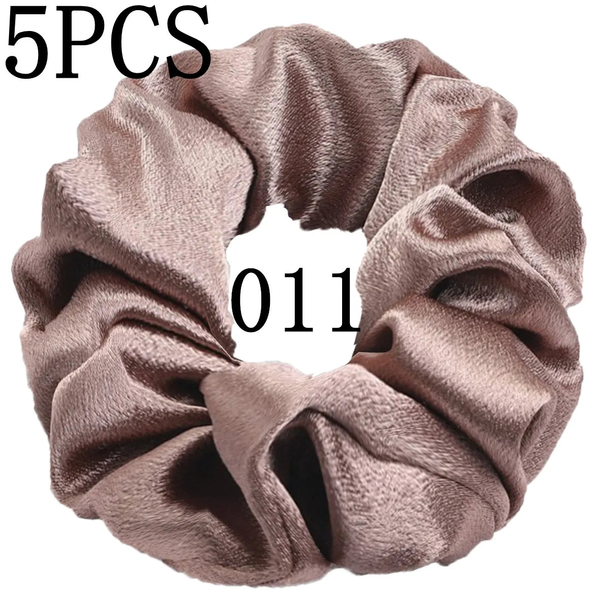 Satin Hair Scrunchies Set – Multiple Pack Sizes
