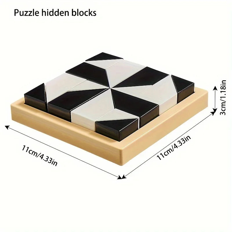 120-Level Hidden-Block Logic Puzzle