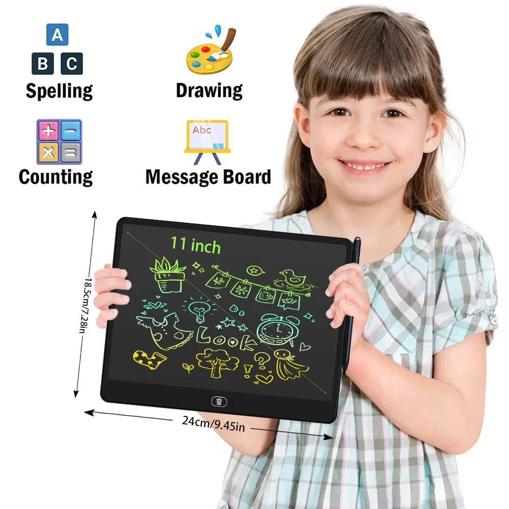 LCD Writing Tablet for Kids – Multiple Sizes