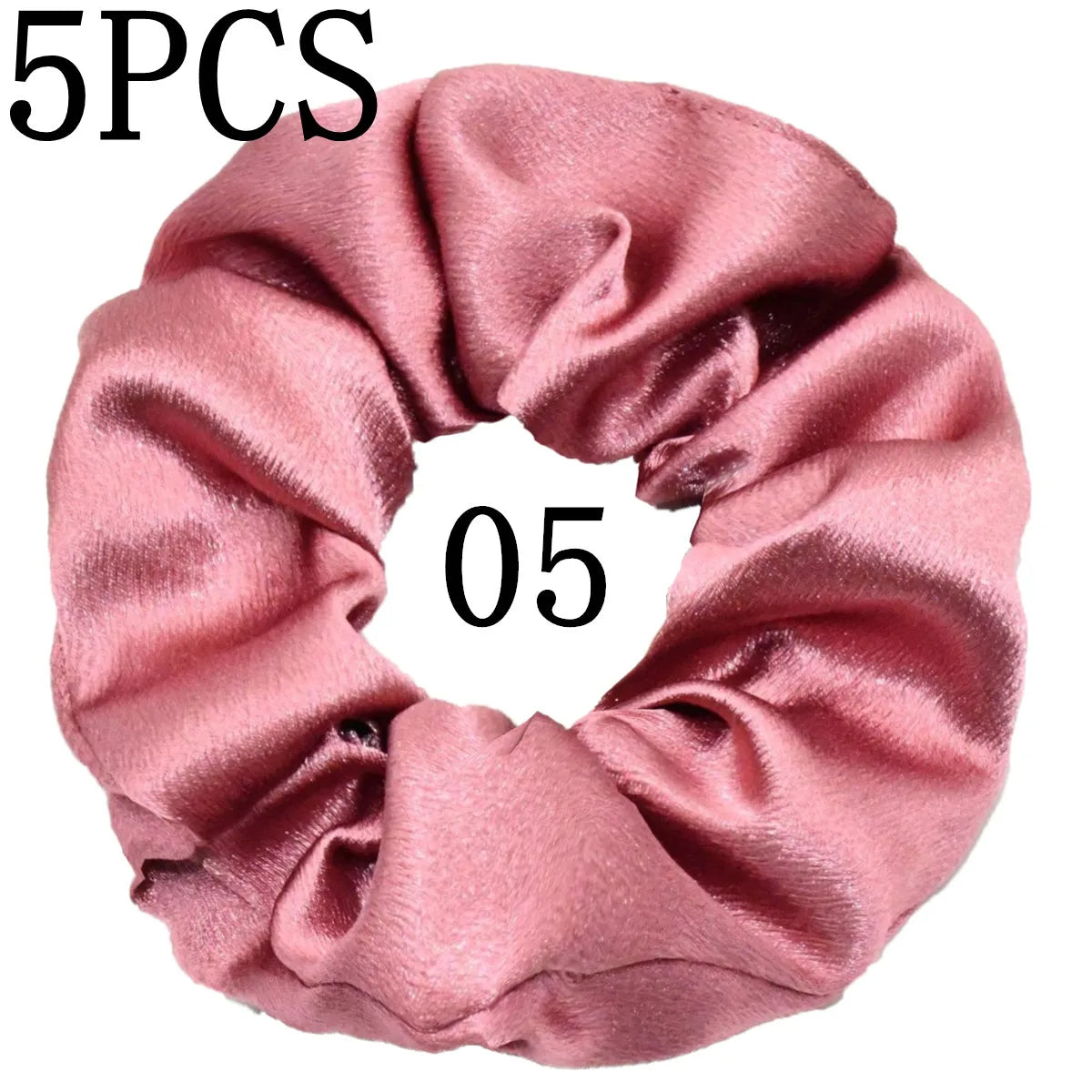 Satin Hair Scrunchies Set – Multiple Pack Sizes