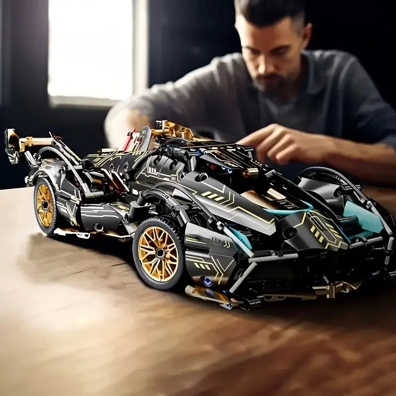 Racing Car Building Block Set – 1,638 Pieces