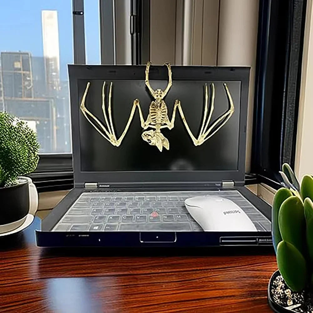 Halloween Animal Skeletons,Creepy Bat Skeleton Model,Horror Bat Bones,Halloween Home Decoration