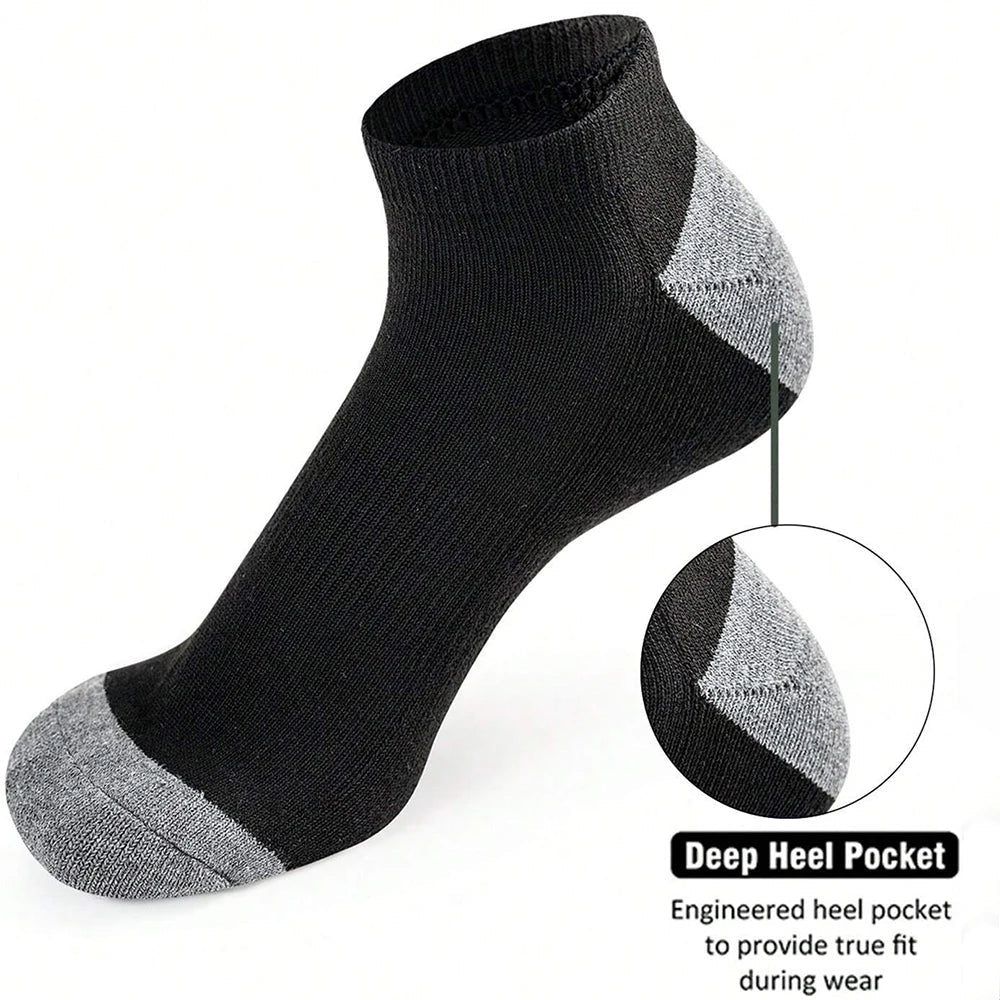 Breathable Low-Cut Socks – 10 Pairs