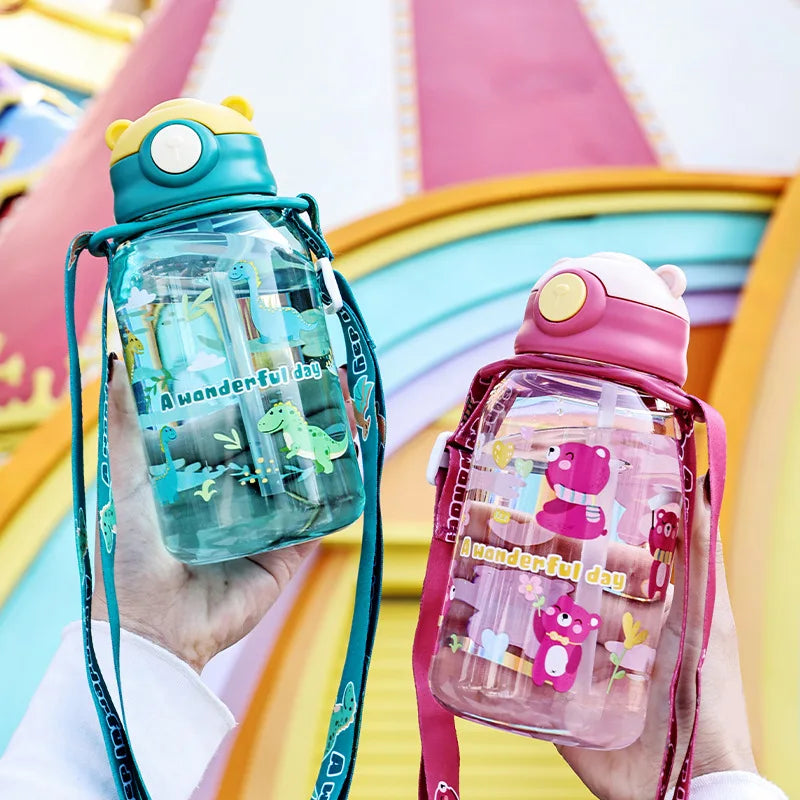 Kids’ Sippy Cup with Straw and Handle