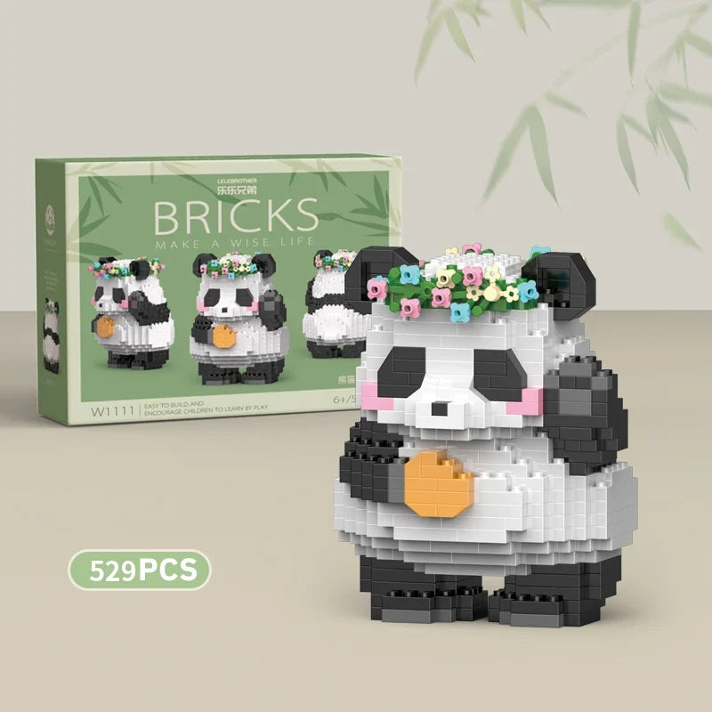 Mini Panda Building Block Kit