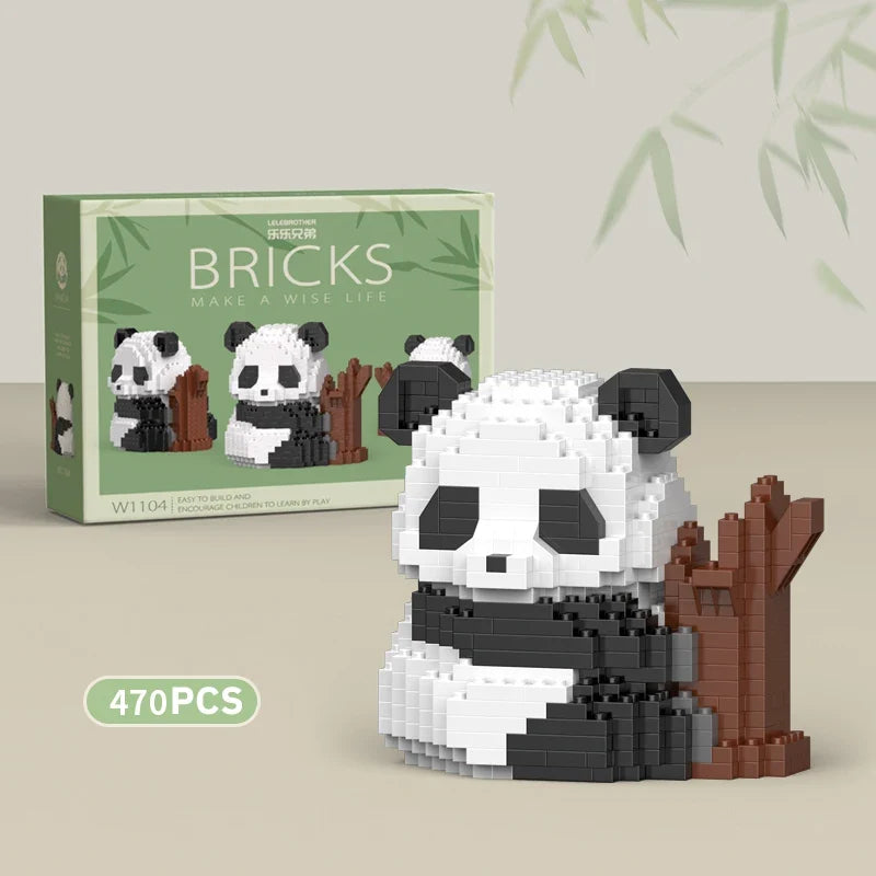 Mini Panda Building Block Kit