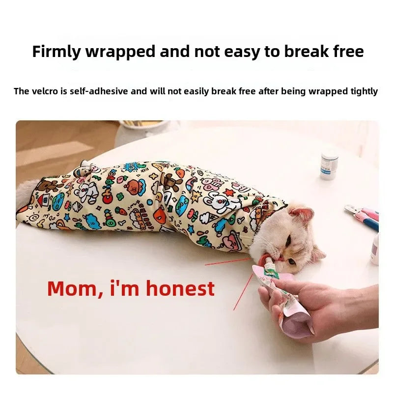 Anti-Scratch Cat Grooming Wrap