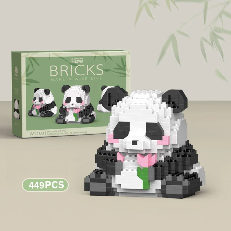 Mini Panda Building Block Kit