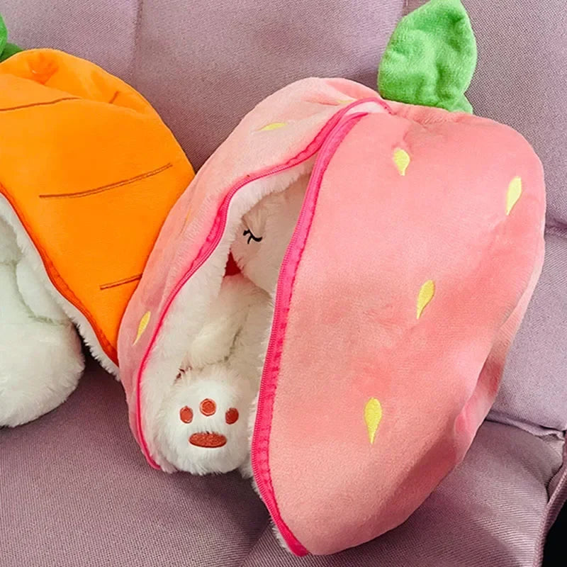 Breathing Bunny Plush Toy with Lights and Music
