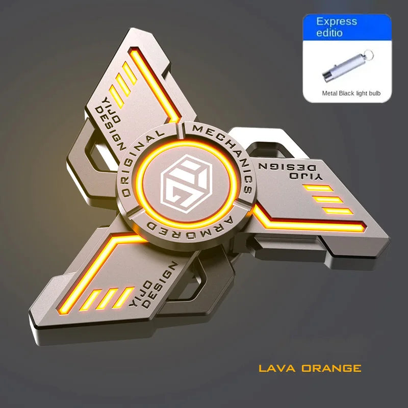 Glow-in-the-Dark Metal Fidget Spinner