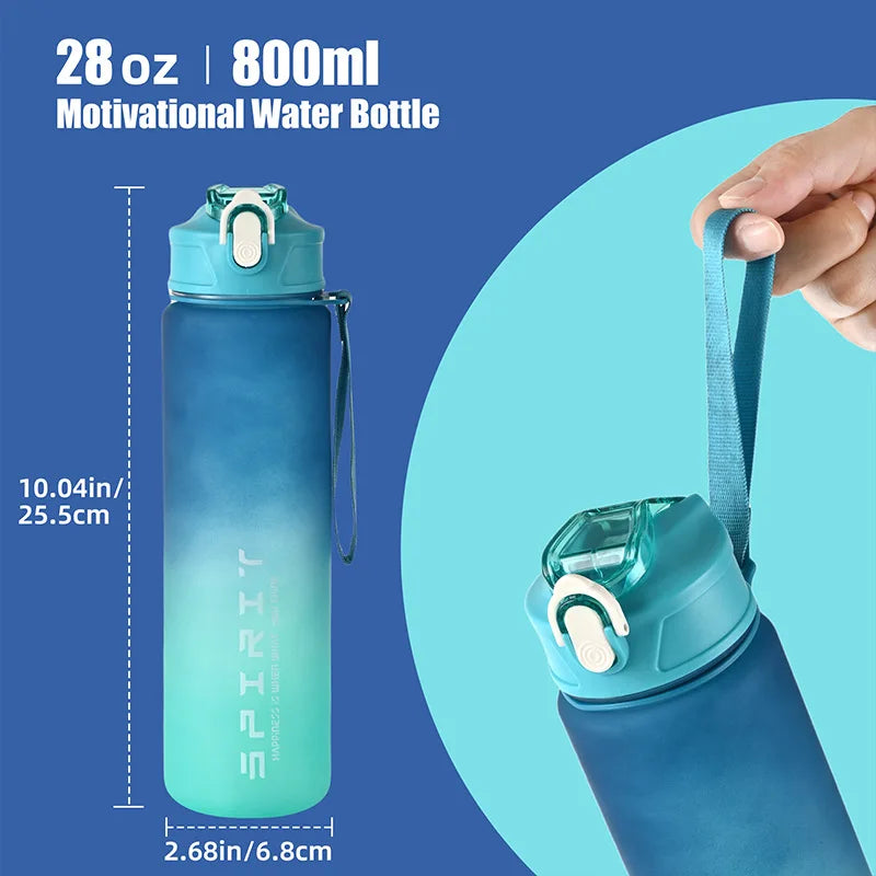 800 ml Leak-Resistant Sports Water Bottle