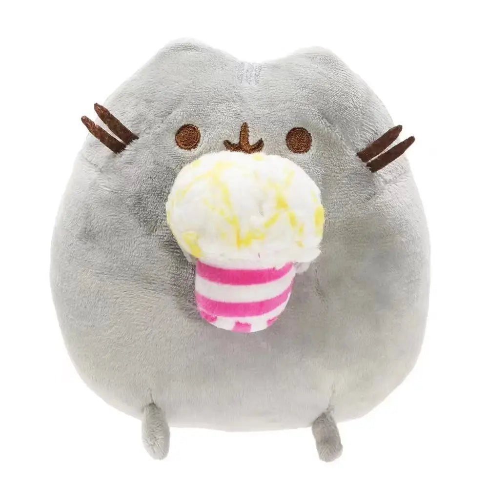 Colorful Cat Plush Toy – 15 cm