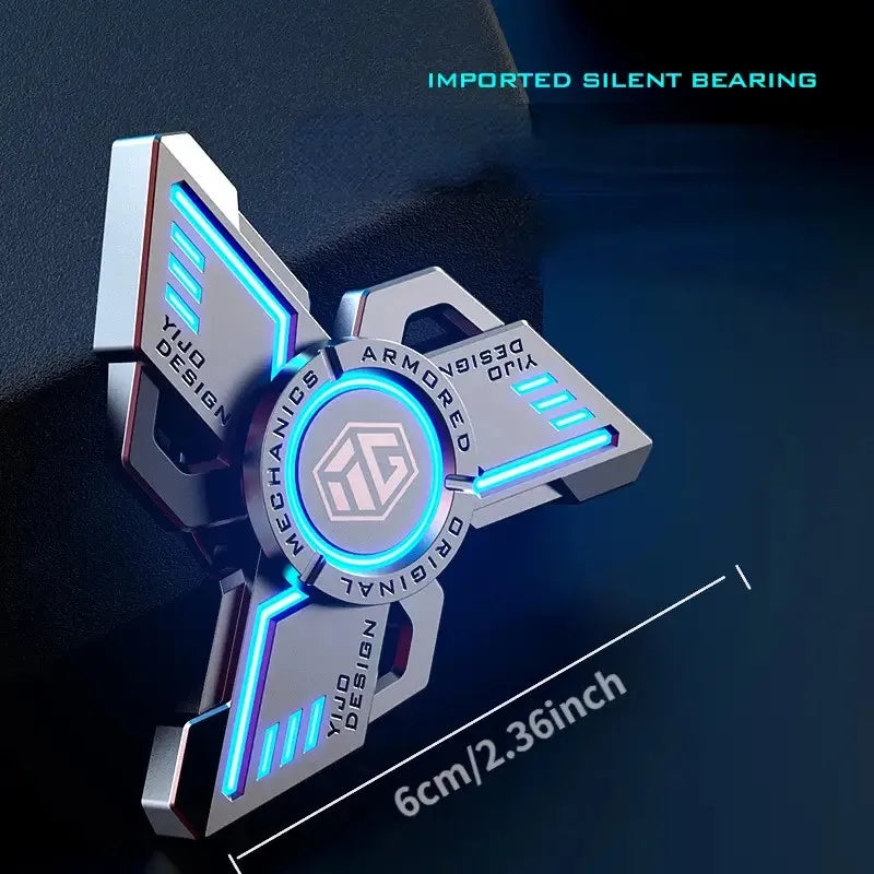 Glow-in-the-Dark Metal Fidget Spinner