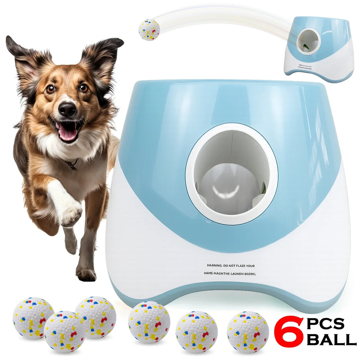 Automatic Rechargeable Dog Tennis Ball Launcher
