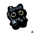 Black Cat Rock-Music Plush Keychain – 15 cm
