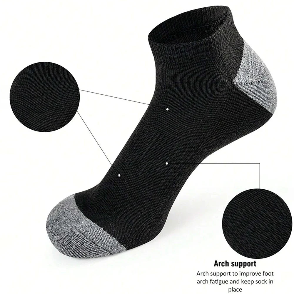 Breathable Low-Cut Socks – 10 Pairs