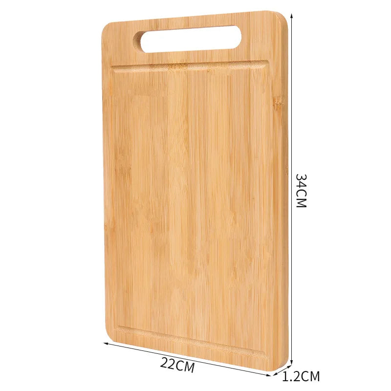 Double-Sided Bamboo Cutting Board with Stand