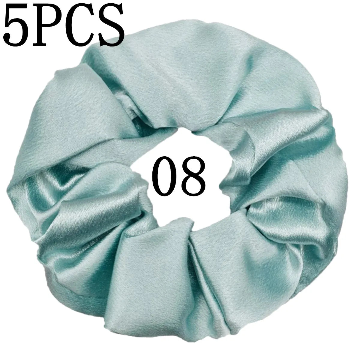 Satin Hair Scrunchies Set – Multiple Pack Sizes